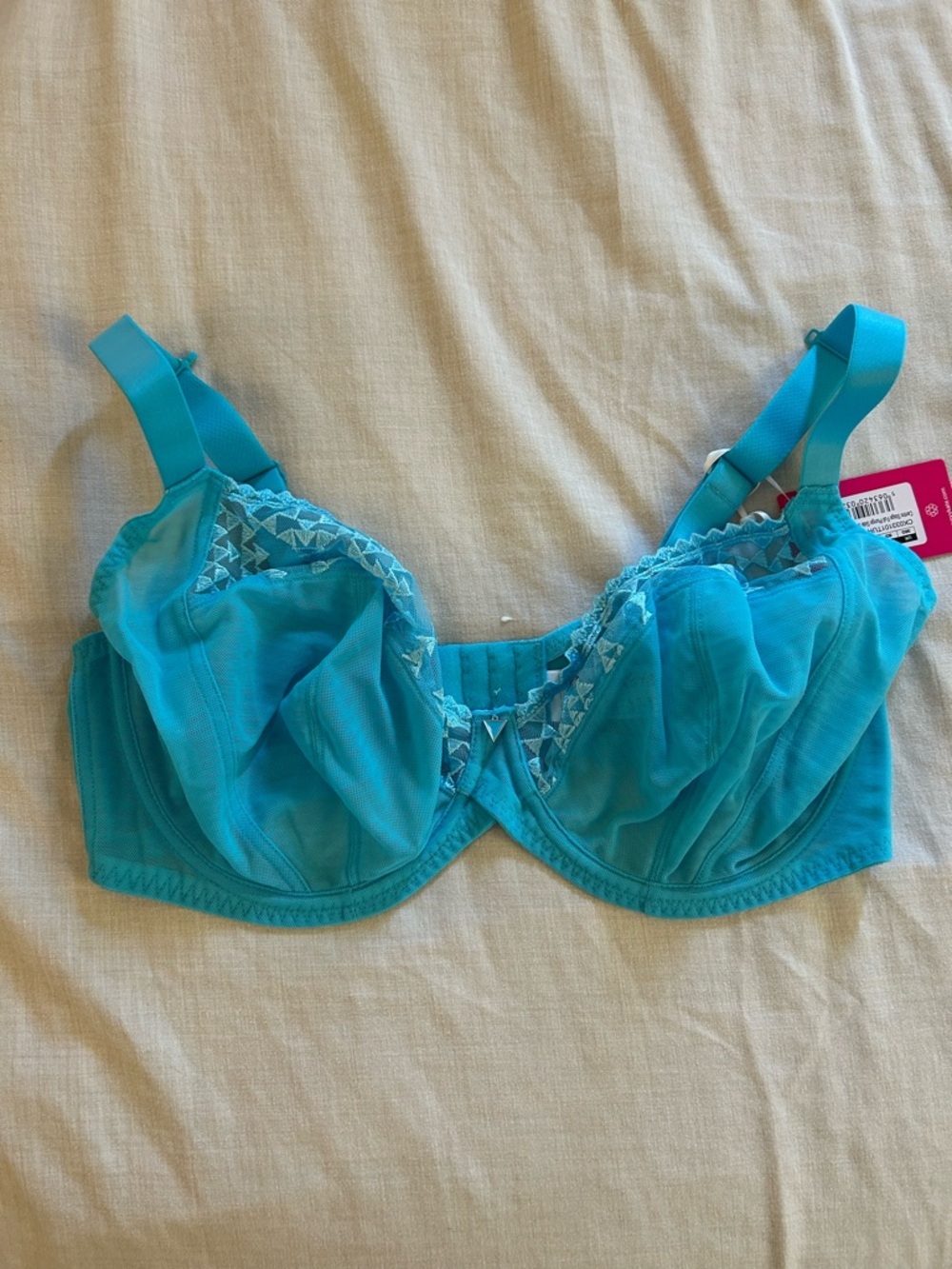 Curvy Kate Unlined Side Support Bra in Turquoise, 36G/36I